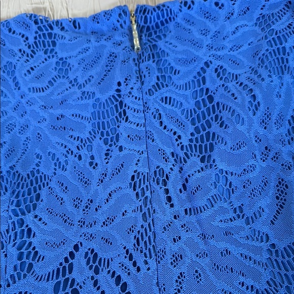 NWT LILLY  Pulitzer Royal Blue Lace Dress/Romper - Picture 7 of 7